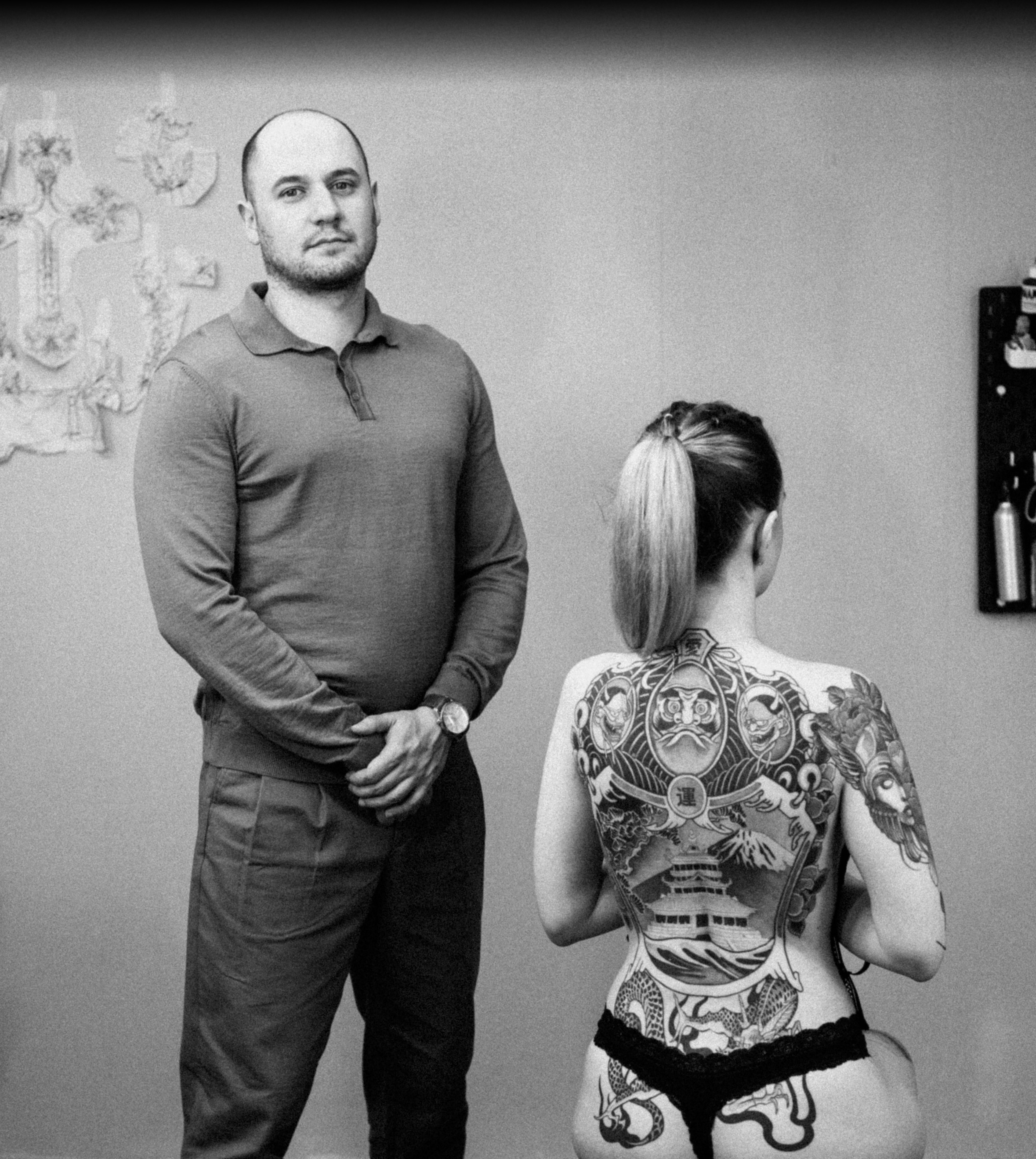 Tattoo artist learning